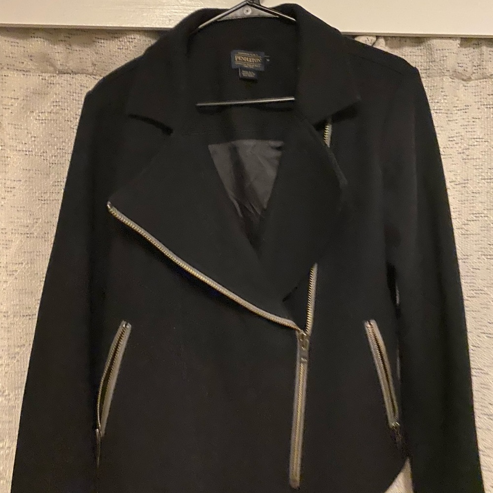Pendleton Wool Biker Jacket